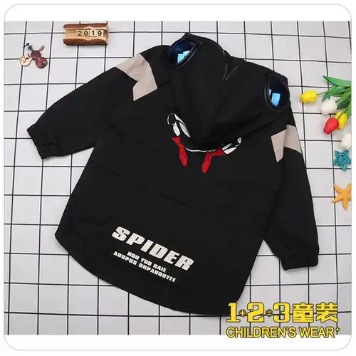 秋款男大童99021黑fsdd时尚单层外套13童装连锁
