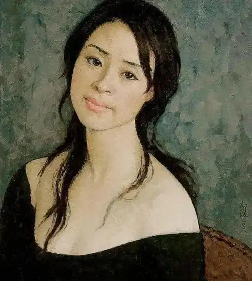 央美老院长笔下的东方美女
