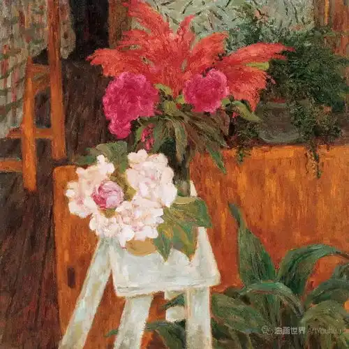 静物与花卉,沈行工油画欣赏
