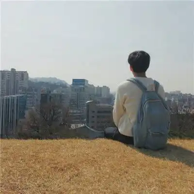 超拽帅气头像男生背影图片大全若有幸到白头绝不负你此生温柔
