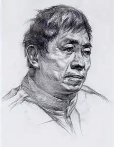 男女各个年龄素描头像,为你联考保驾护航
