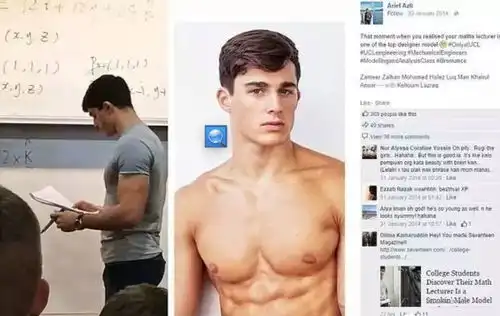 what我的数学老师竟是阿玛尼御用男模
