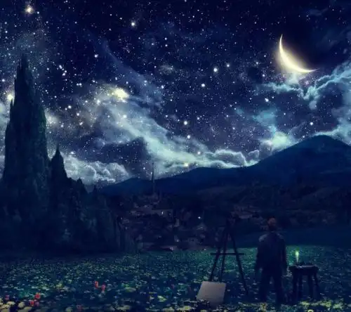 拍一张星空图片给我
