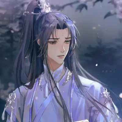 一组男生古风与男生绝美动漫头像
