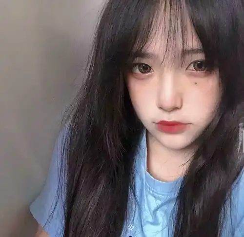 ins仙气蓝色系女头
