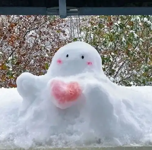 这些才是阳间的雪人嘛每一个都好可爱像是从动画片里走出来的