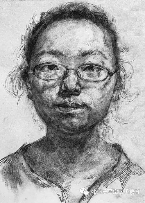 中高考素描头像作品展示丨2020年乐星空中高考秋季班部分素描头像优秀作品展示
