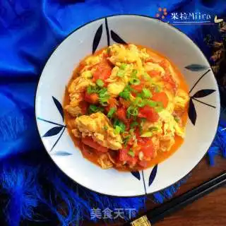 西红柿炒蛋的做法西红柿炒蛋怎么做米拉miira的菜谱
