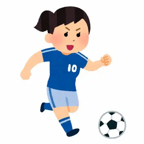 女足踢足球足球队少年足球卡通插画免扣素材手绘png2插画运动比赛健身
