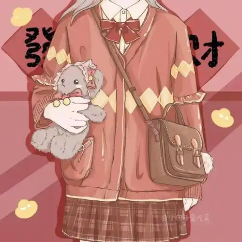 新年超火的闺蜜女头,有jk闺蜜团头哟
