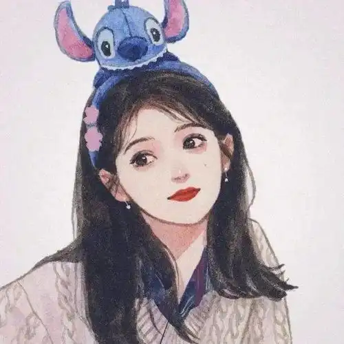 女生头像个性手绘女头像
