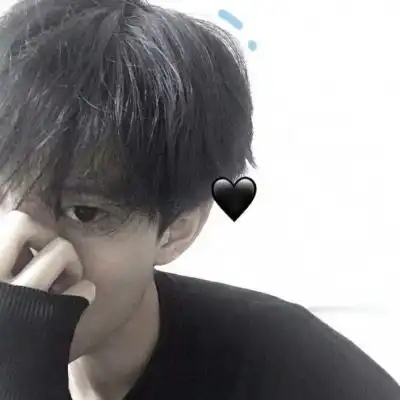 阳光干净男生侧面头像暖男帅气侧面图片
