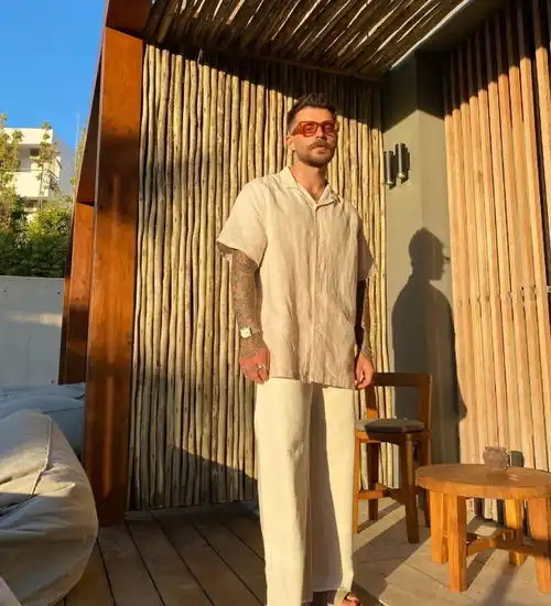 英国大胡子玩转莫兰迪配色,适用于每个年龄段男性的高级穿搭
