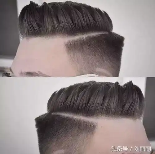 今秋男发就选侧分油头
