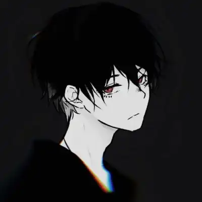 寻欢2019黑白动漫男生头像你卡通动漫头像我要个性网
