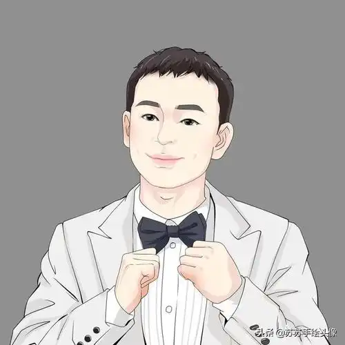 换个头像吧,适合中年男士用的手绘头像,简单大方帅气
