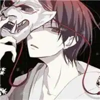 面具头像男生动漫戴面具的卡通男生头像
