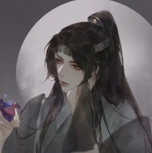 古风男生头像云深夜阑拥月色,少年携酒晚归程
