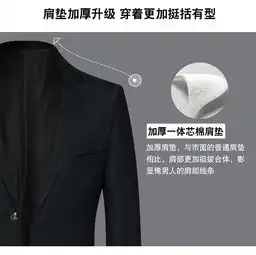 传奇保罗2019春秋新款黑色羊毛男士休闲西装韩版修身男式西服男士小西装lb8128

