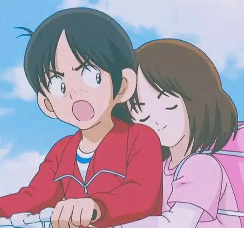 微信头像丨高冷情侣头像一男一女,情侣头像卡通呆萌一对
