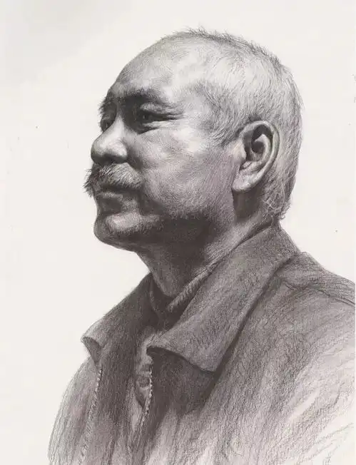 素描头像中的黑白灰关系是门学问
