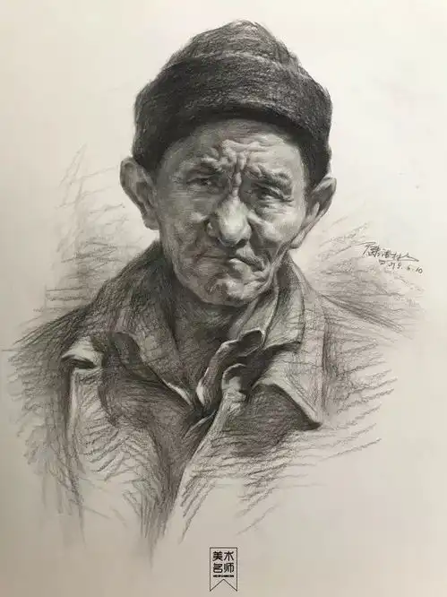 型不准画面灰如何在素描头像考试中拿高分
