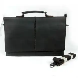 复古手工牛皮包邮差包真皮头层牛皮疯马皮手提文件包公文包男女包
