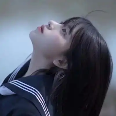 蓝色系小清新唯美温柔部位女头对女生头像我要个性网
