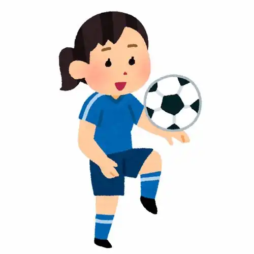 女足踢足球足球队少年足球卡通插画免扣素材手绘png5插画运动比赛健身
