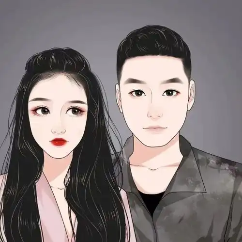 qq头像女生2023最新版,2023最火一男一女情侣头像
