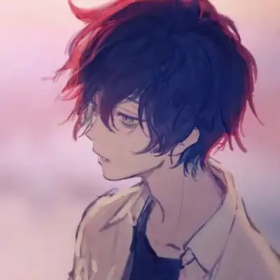 时尚帅气冷酷二次元男生qq头像男生二次元动漫qq头像
