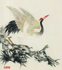 中国吉祥图案之松鹤延年
