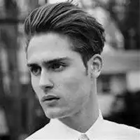 男头像奶灰色发型师姐微信头像图片大全
