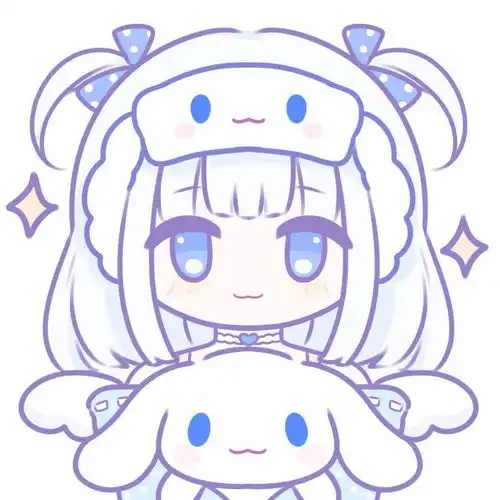 三丽鸥可爱卡通女生头像
