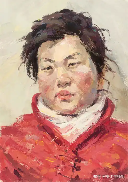 色彩头像范画