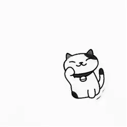 卡通猫咪头像简笔画微信头像图片大全
