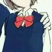 呆萌卡通情侣头像黑色短发好像穿着蓝色校服有没有那一系列的情侣头像
