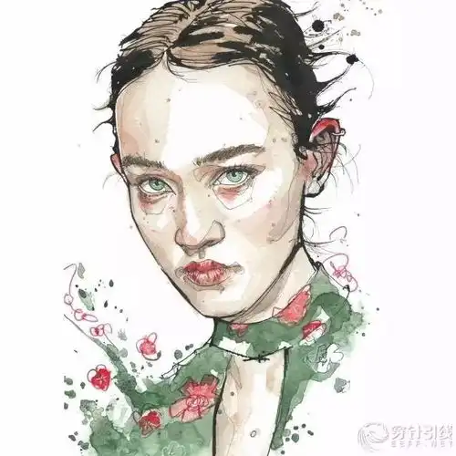 时装手绘时尚插画之头像手绘

