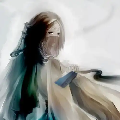 仙气十足的女子古风动漫头像温山软水繁星万千,不及你眉眼半分

