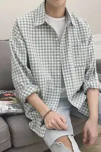 格子衬衣男长袖学生搭配图片格子衬衣男长袖学生怎么搭配格子衬衣男长袖学生如何搭配爱蘑菇街
