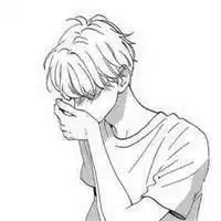 简笔动漫男头像冷酷版微信头像图片大全
