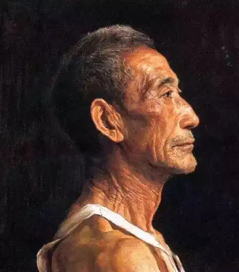 名作画家笔下的父亲很让人感动
