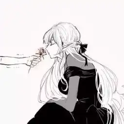 最近火了不同框情侣头像,大号喝奶奶,小号上学去
