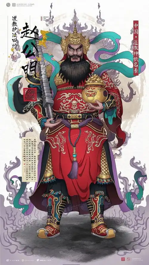 高清壁纸426武财神赵公明
