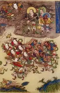 六丁六甲左右随道教护法神六丁六甲与玄天神系
