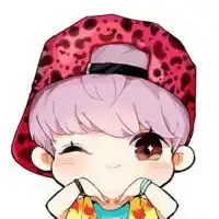 鹿晗卡通头像呆萌鹿晗爱你一万年
