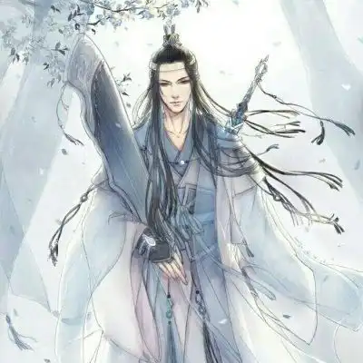 蓝忘机头像帅气高清魔道祖师蓝忘机图片
