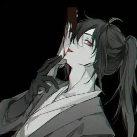 古风男生头像都说你眼中开倾世桃花,却如何一夕桃花雨下
