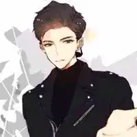 黑色主调的个性手绘头像黑白的承诺还未感慨
