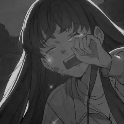 曦曦黑白女头伤感
